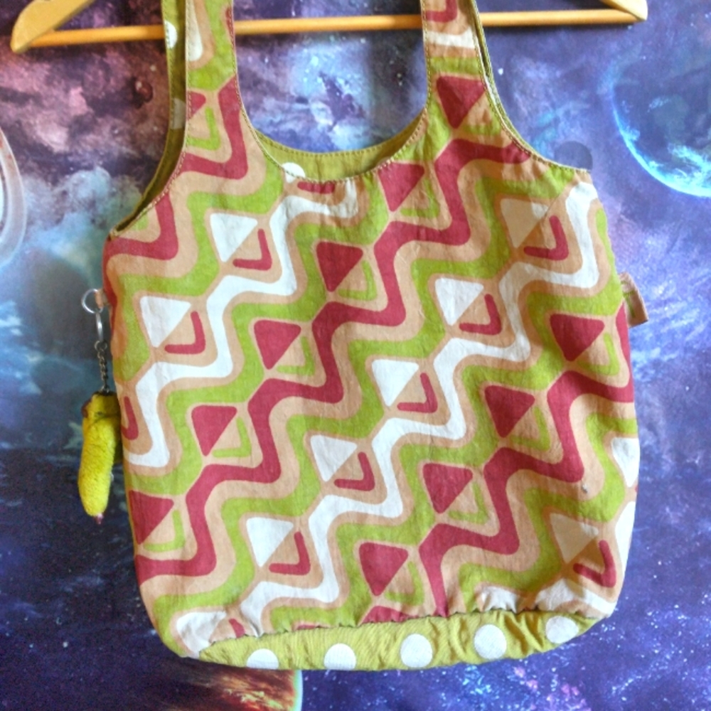 Bag/purse the side with monkey